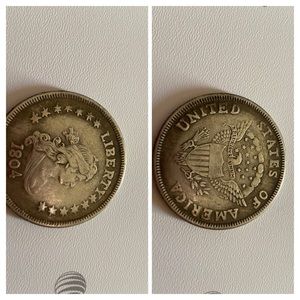 Library silver coin 1804